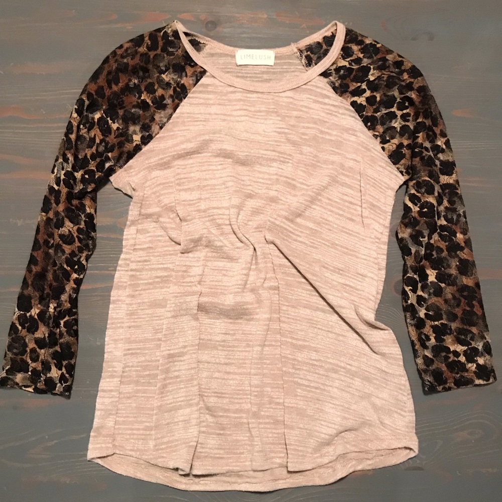 Limelush 3/4 length sleeve top